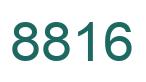 Number 8816 green image