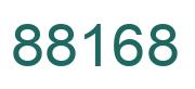 Número 88168 imagen verde