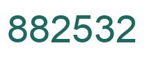 Number 882532 green image