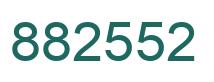 Número 882552 imagen verde