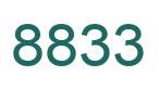 Number 8833 green image