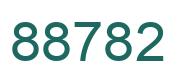 Número 88782 imagen verde