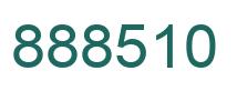 Número 888510 imagen verde