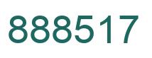 Número 888517 imagen verde