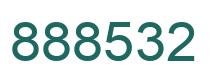 Number 888532 green image