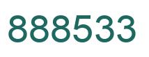 Number 888533 green image