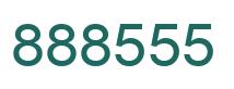 Number 888555 green image