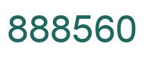Número 888560 imagen verde