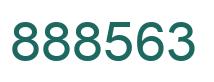 Number 888563 green image