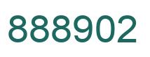 Number 888902 green image
