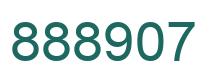 Number 888907 green image