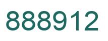 Number 888912 green image