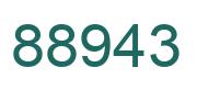 Número 88943 imagen verde