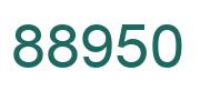 Number 88950 green image