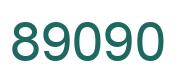 Number 89090 green image
