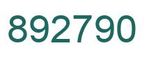 Número 892790 imagen verde