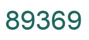 Número 89369 imagen verde