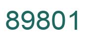 Número 89801 imagen verde