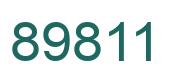 Number 89811 green image