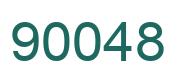Número 90048 imagen verde