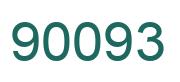 Number 90093 green image