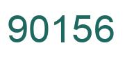 Number 90156 green image