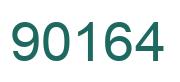 Number 90164 green image