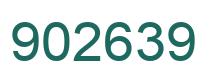 Número 902639 imagen verde