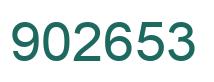 Número 902653 imagen verde