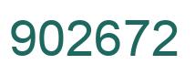 Número 902672 imagen verde