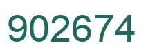 Número 902674 imagen verde