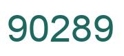 Número 90289 imagen verde