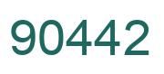 Número 90442 imagen verde
