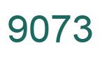 Number 9073 green image