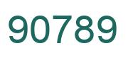 Número 90789 imagen verde