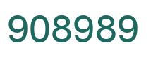 Número 908989 imagen verde