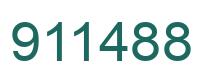 Number 911488 green image