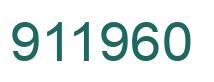 Número 911960 imagen verde