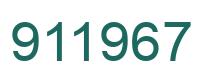 Número 911967 imagen verde