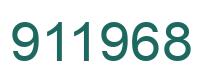 Número 911968 imagen verde