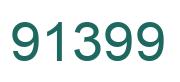 Número 91399 imagen verde