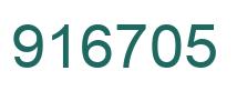 Número 916705 imagen verde