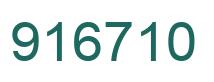 Número 916710 imagen verde