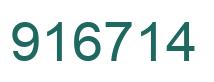 Número 916714 imagen verde