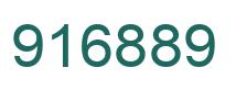 Number 916889 green image