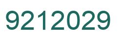 Número 9212029 imagen verde