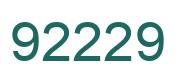 Number 92229 green image