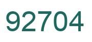 Número 92704 imagen verde