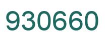 Número 930660 imagen verde