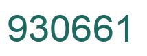 Número 930661 imagen verde